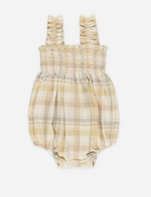 Load image into Gallery viewer, RYLEE &amp; CRU JULIA BABY ROMPER PASTEL PLAID