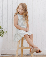 Load image into Gallery viewer, RYLEE &amp; CRU OCEAN TOP EUCALYPTUS GINGHAM | SPRING SALE ONLY SIZE 6/7 Y