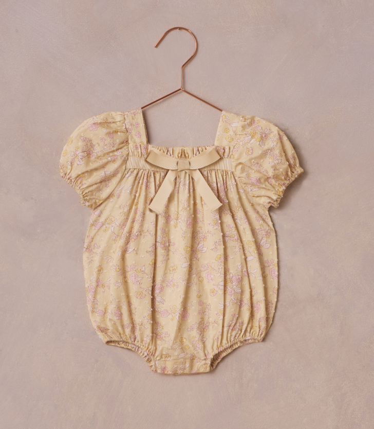 NORALEE LYLA ROMPER | LEMON FLORAL | SALE ONLY SIZE 6 M