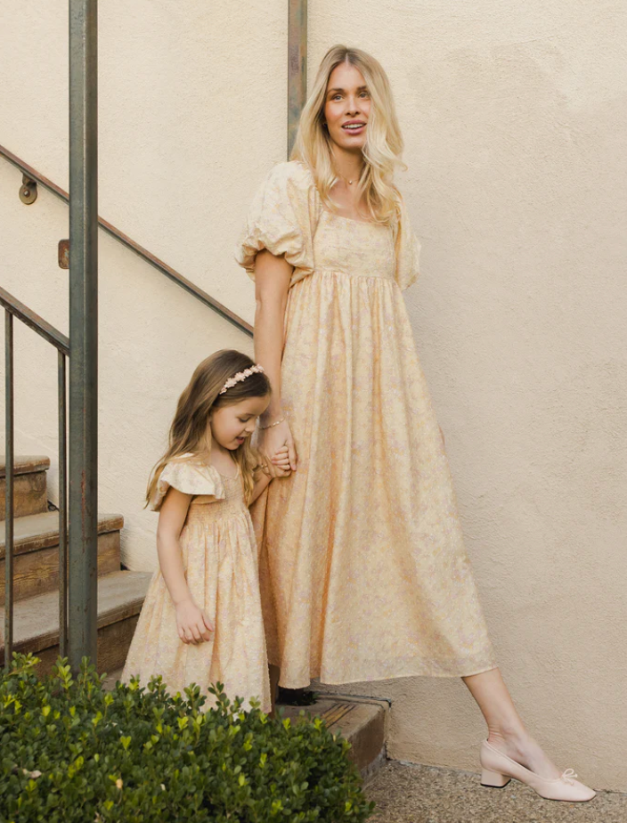 NORALEE OCEAN DRESS LEMON FLORAL – Lullaby Baby And Child