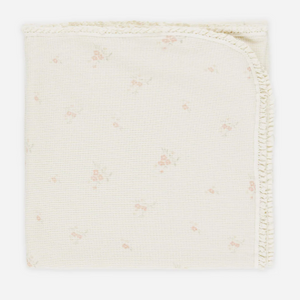 QUINCY MAE BABY BLANKET VINTAGE ROSE