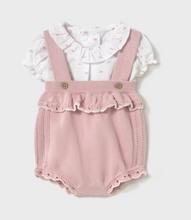 Load image into Gallery viewer, MAYORAL NEWBORN KNIT DUNGAREE SET              1661