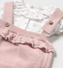 Load image into Gallery viewer, MAYORAL NEWBORN KNIT DUNGAREE SET              1661