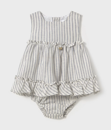 MAYORAL BABY STRIPED DRESS SET                       1844