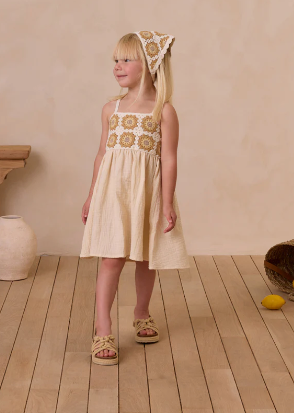 rylee and cru crochet dress Rylee + Cru Crochet Tank Mini Dress || Pink Stripe