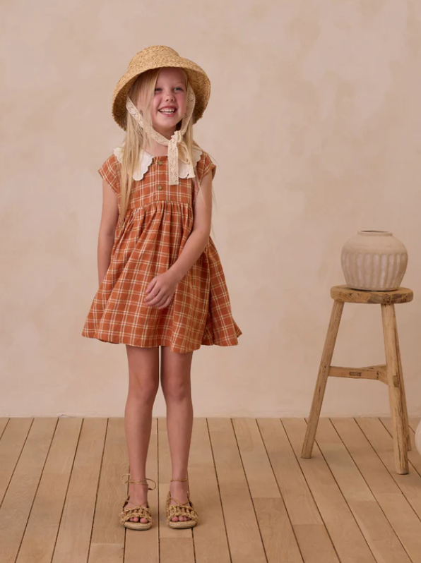 Rylee + Cru Collared Babydoll Dress | Poppy Check on Sale Rylee + Cru Collared Babydoll Dress | Poppy Check on Sale