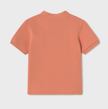 Load image into Gallery viewer, MAYORAL BABY POLO SHIRT MANDARIN COLLAR.      1107 MELOCOTON