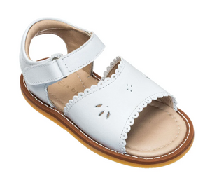 CLASSIC SANDAL WITH SCALLOP WHITE | ELEPHANTITO KIDS