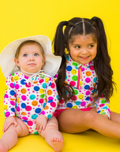 Load image into Gallery viewer, STAR SMILE LONG SLEEVE ZIPPER RASH GUARD 2 PC