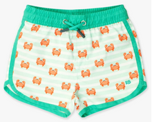 Load image into Gallery viewer, CRABBY COVE DOLPHINS HEM SWIM TRUNKS