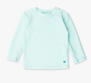 MINT LONG SLEEVE RASH GUARD | RUFFLES BUTT