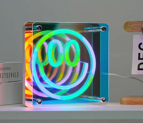 NEON SMILE 3 D LIGHT EFFECT