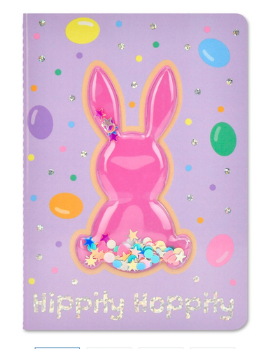 GLITTER BUNNY MINI JOURNAL