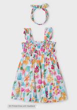 Load image into Gallery viewer, GIRL PRINTED DRESS SET IN AGATA                        3939
