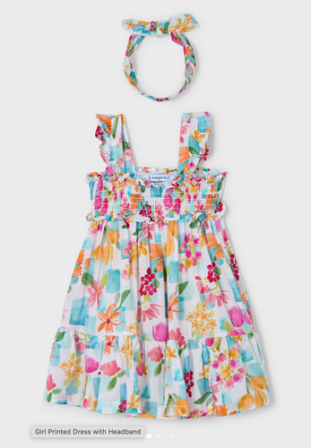GIRL PRINTED DRESS SET IN AGATA                        3939