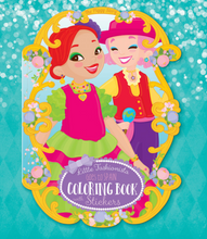 Load image into Gallery viewer, LITTLE FASHIONISTA GOES TO SPAIN COLORING BOOK &amp; STICKERS