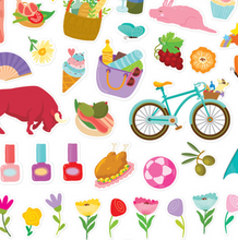 Load image into Gallery viewer, LITTLE FASHIONISTA GOES TO SPAIN COLORING BOOK &amp; STICKERS