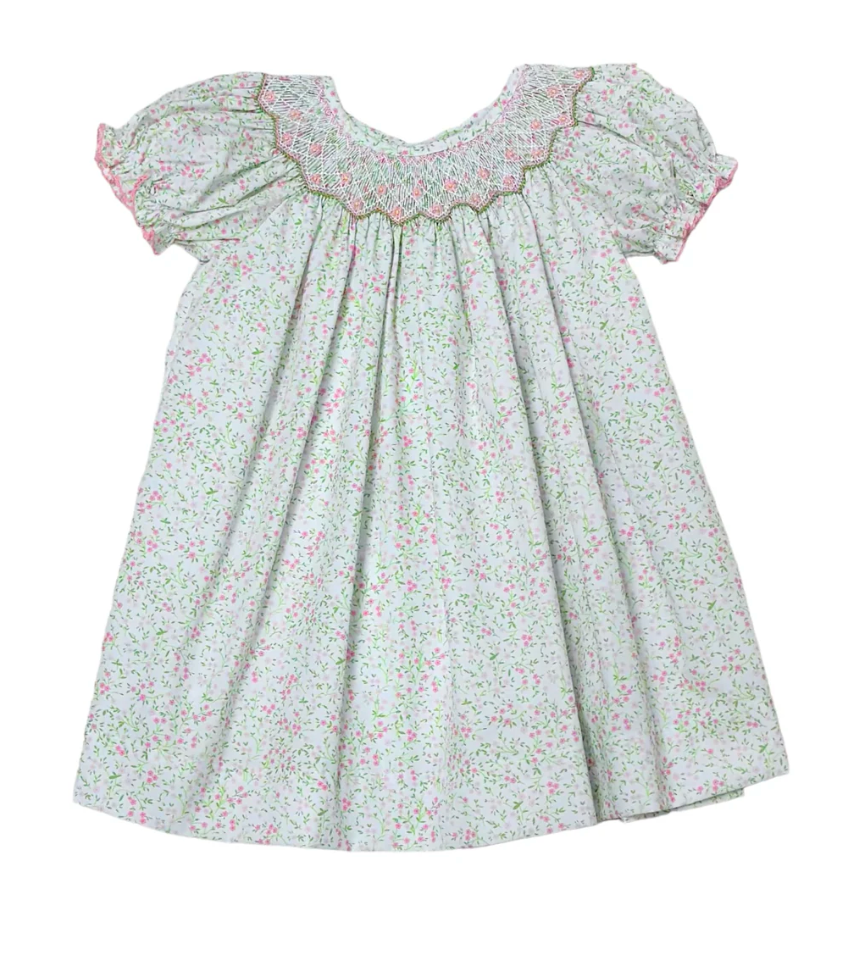 PINK FLOWERS BENTLEY DRESS | ZUCCINNI KIDS