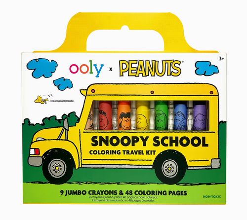 OOLY X PEANUTS SNOOPY  SCHOOL COLORING | Travel Kit