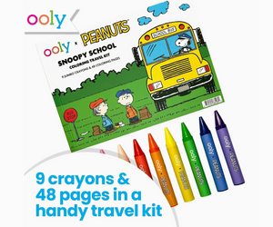 OOLY X PEANUTS SNOOPY  SCHOOL COLORING | Travel Kit