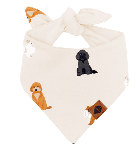 KYTE BABY DOG BANDANA IN FLUFFY DOG