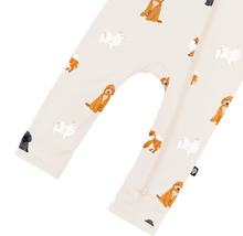 Load image into Gallery viewer, KYTE BABY ZIPPERED ROMPER IN FLUFFY DOG