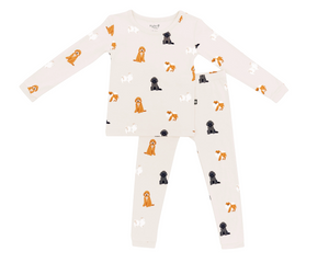 KYTE BABY LONG SLEEVE PAJAMAS SET FLUFFY DOG