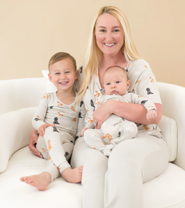 KYTE BABY LONG SLEEVE PAJAMAS SET FLUFFY DOG