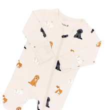 Load image into Gallery viewer, KYTE BABY ZIPPERED FOTTIE IN FLUFFY DOG