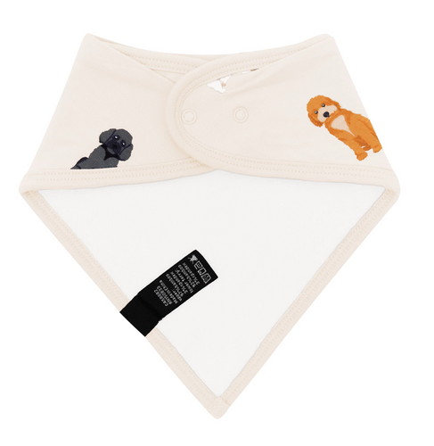 KYTE BABY BIB IN FLUFFY DOG