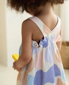 WRINKLED MUSLIN DRESS