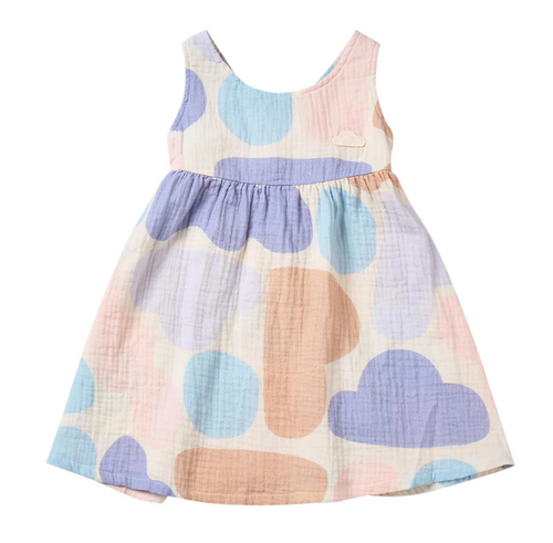 WRINKLED MUSLIN DRESS