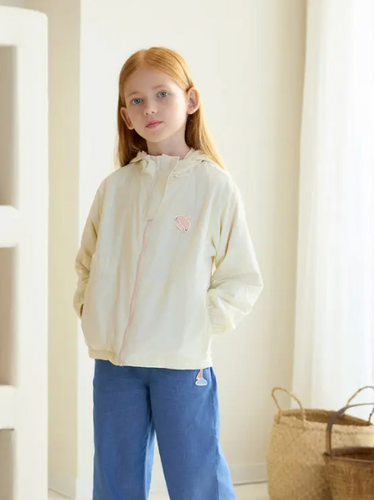 COTTON HOODDED WINDBREAKER BY NEST