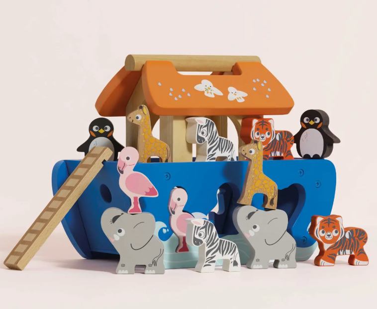 NOAH'S ARK & ANIMALS SHAPE SORTER