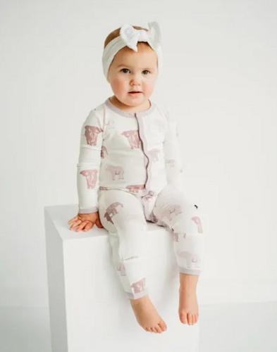 SNAP ROMPER IN ELEPHANT | KYTE BABY