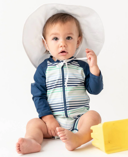 BABY BOY LONG SLEEVE ONE PC RASHGUARD