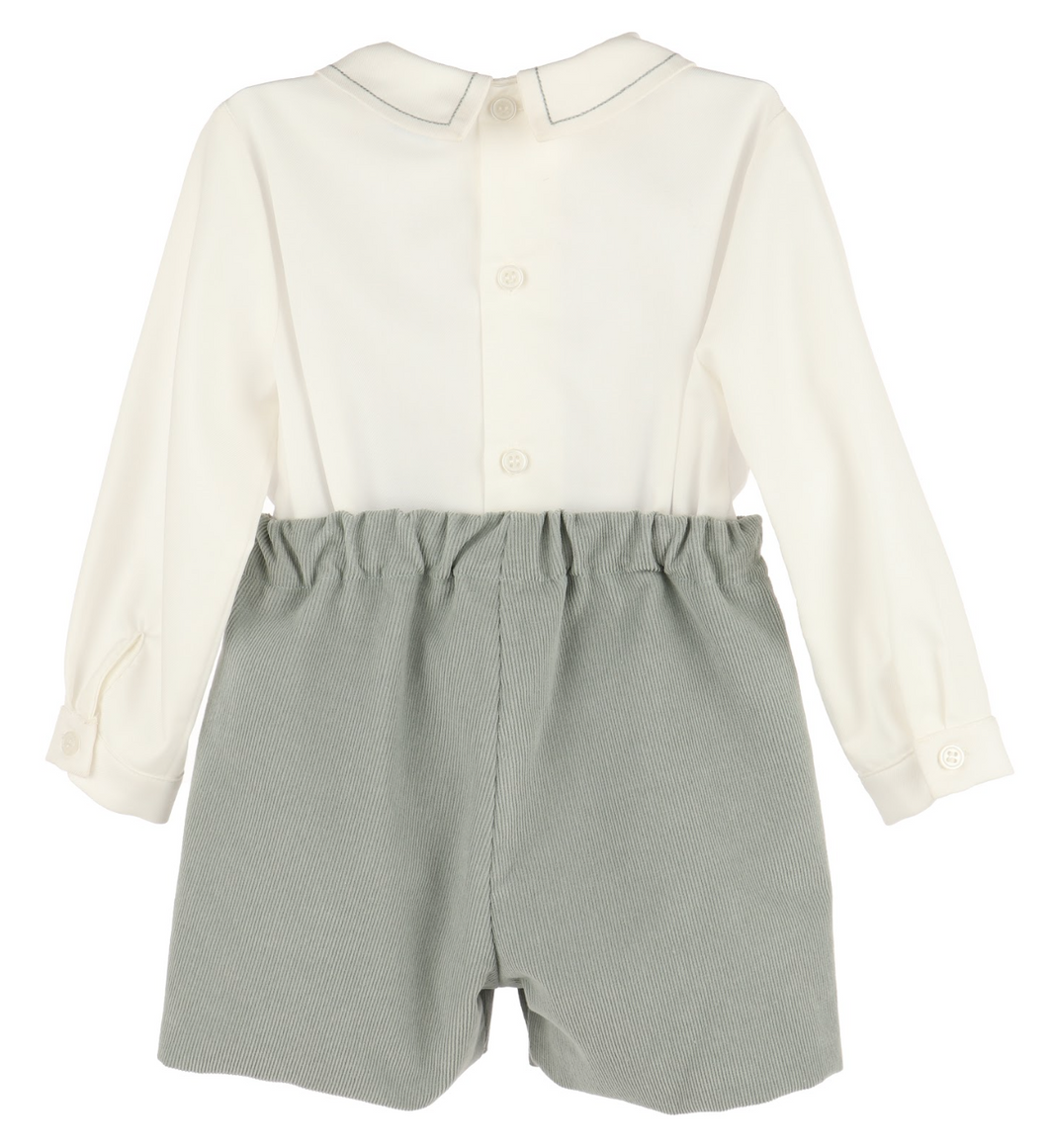 LULI & ME COZY CORD BABY & TODDLER  SET | GREEN                        0007