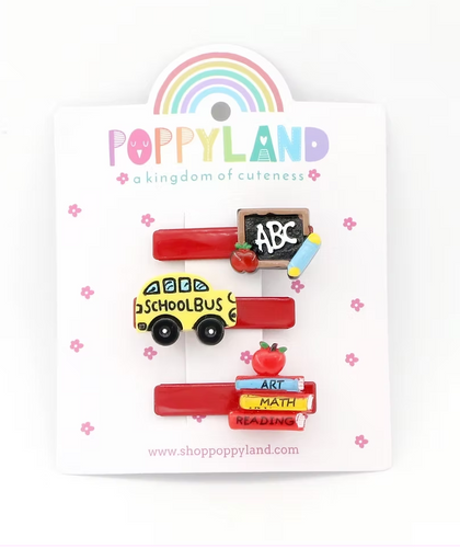BACK TO SCHOOL HAIR PINS | POPPYLAND