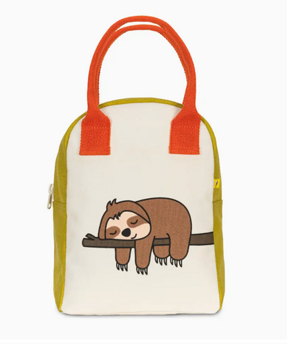 FLUF ZIPPER LUNCH BAG | SLOTH | NEW ARRIVALS
