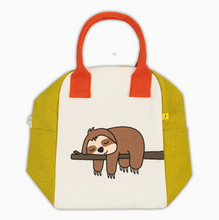 Load image into Gallery viewer, FLUF ZIPPER LUNCH BAG | SLOTH | NEW ARRIVALS