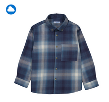 Load image into Gallery viewer, MAYORAL BOY PLAID SHIRT NAVY                                   4127