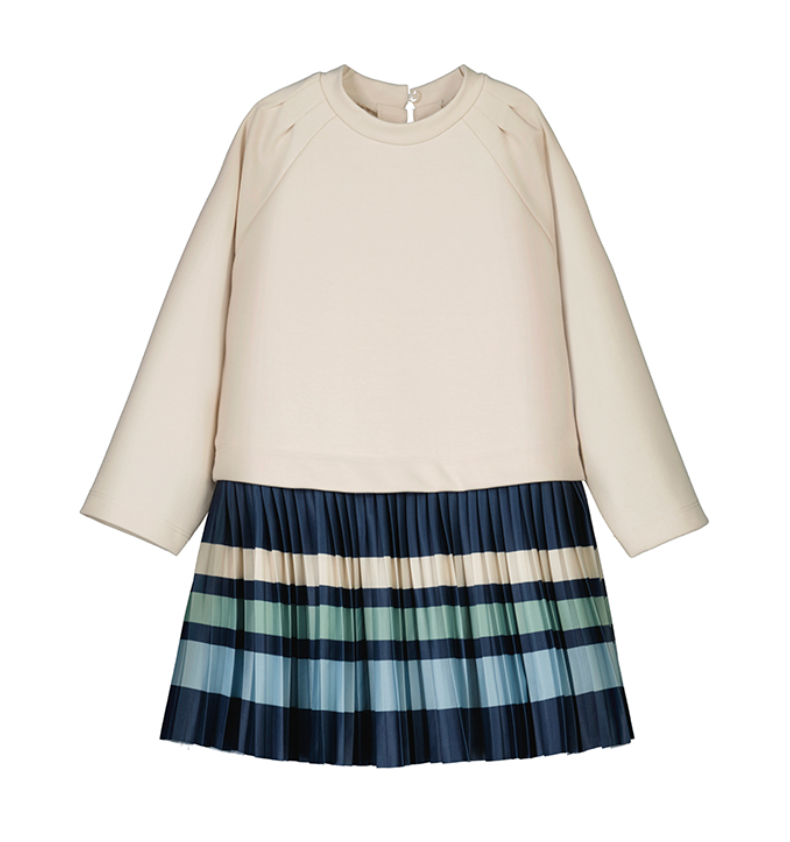 MAYORAL STRIPES DRESS IN BLUE