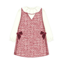 Load image into Gallery viewer, MAYORAL GIRL PINAFORE DRESS CEREZA                      4990