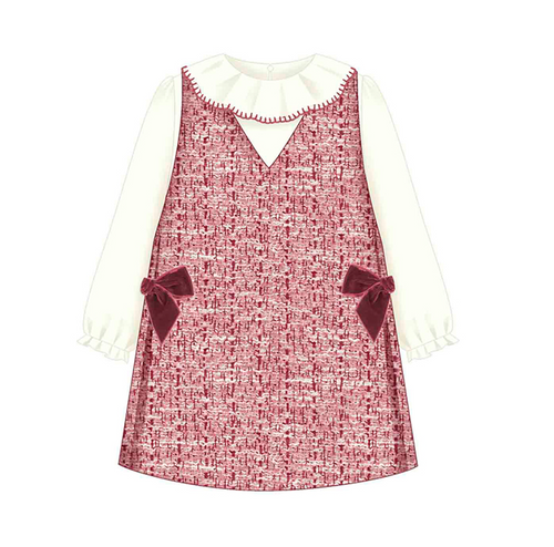 MAYORAL GIRL PINAFORE DRESS CEREZA                      4990