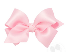Load image into Gallery viewer, WEE ONES SMALL FRENCH SATIN BOW WHITE  &amp; MORE COLORS