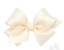 Load image into Gallery viewer, WEE ONES SMALL FRENCH SATIN BOW WHITE  &amp; MORE COLORS
