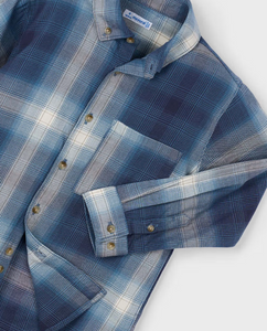 MAYORAL BOY PLAID SHIRT NAVY                                   4127