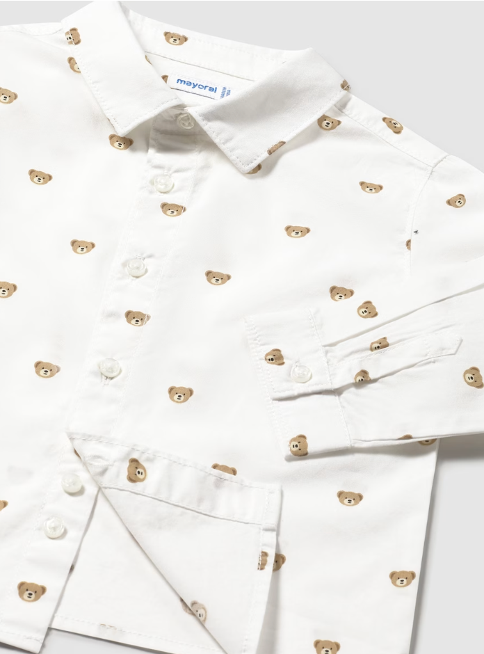 MAYORAL BABY & TODDLER CUTEST BEARS PRINTED SHIRT                     2107