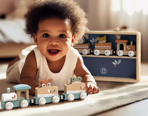 TRAIN SET DISPLAY CASE by SPEEDY MONKEY