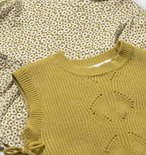 Load image into Gallery viewer, MAYORAL BABY &amp; TODDLER DRESS &amp; KNITTED VEST                               2913 36 ACEITE